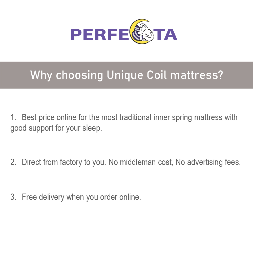 Bonnel Spring Mattress 9 inch by Perfecta
